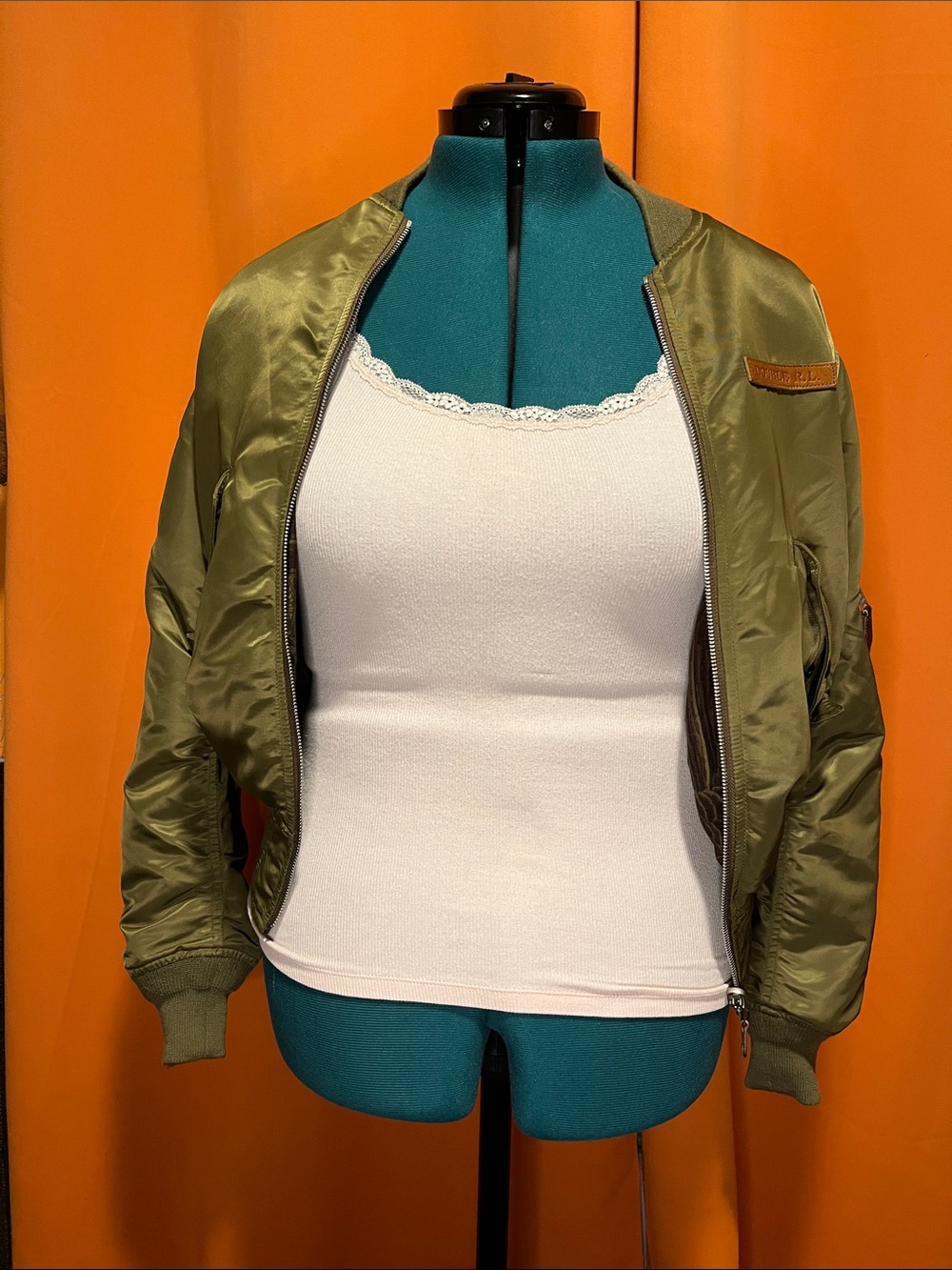 Double RL reversible flight jacket